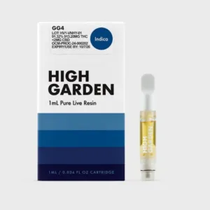 high garden gg4 live resin vape cartridge 1g